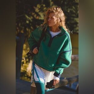 Mountain High Half Zip Fleece  - FP Movement - Green Glow